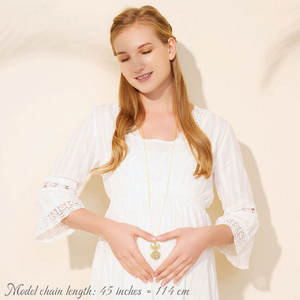 Harmony Ball Gold Angel Music Chime Wishing Ball Pregnancy Mexican Bola Kalung Liontin - Product Image 6