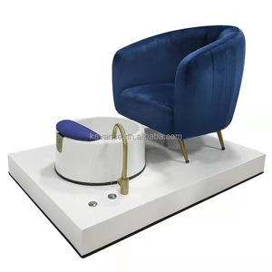Ensemble de chaise de pédicure de luxe rose pour filles, repose-pieds de pédicure et manucure, vente en gros - Product Image 4