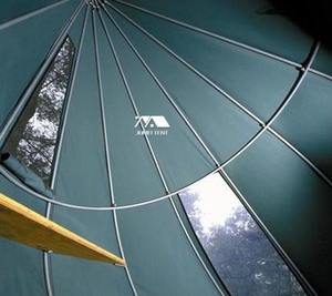 <span class=keywords><strong>Tente</strong></span> <span class=keywords><strong>de</strong></span> camping <span class=keywords><strong>de</strong></span> haute qualité en forme <span class=keywords><strong>de</strong></span> goutte d'eau, en toile verte pour l'extérieur, suspendue à un arbre pour le glamping - Product Image 5