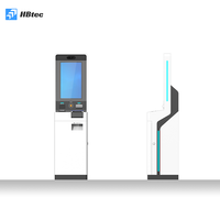 Kiosque tactile personnalisé pour l'enregistrement/décheck-in en libre-service avec distributeur de cartes et scanner de passeport, doté d'un SDK hôtelier