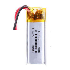 3.7V 701345 400mAh 리포 충전식 리튬 폴리머 배터리 공장 스마트 미터용 - Product Image 1