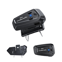 Nouveau casque de moto Y06 avec assistant vocal, réponse automatique aux appels, suppression du bruit, radio FM - Longue durée de vie de la batterie