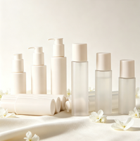 Lot de produits cosmétiques en gros pour animaux de compagnie : flacon de toner 100 ml, flacon d'essence pure 120 ml, flacon de lotion en plastique pour soins de la peau