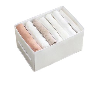 Wardrobe <b>Clothes</b> Organizer with Support Board Foldable Square <b>Storage</b> Box for Jeans T-shirt Pants Legging - Product Image 2