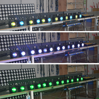 Système d'éclairage DJ Marslite 100w COB RGB 3 en 1, ensemble de 4 barres lumineuses LED, système sonore DJ