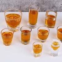 Verre à shot en verre épais personnalisé avec logo, pour spiritueux, brandy, whisky, tequila – Vente en gros, haute qualité, sublimation