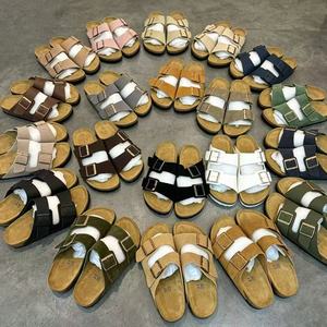 Sandales plates d'été pour hommes, style pêcheur, en microfibre, à bout fermé, antidérapantes, avec semelle intérieure en <span class=keywords><strong>EVA</strong></span>, faciles à enfiler - Product Image 2