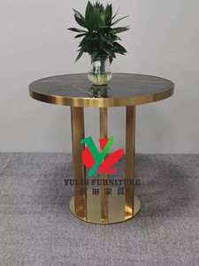Factory Price <strong>Black</strong> Marble Gold Coffee <strong>Table</strong> - Product Image 2