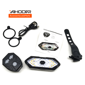Luz LED de señal de giro de bicicleta con carga USB, Control remoto inalámbrico inteligente, accesorio de repuesto para bicicleta, luz trasera - Product Image 6
