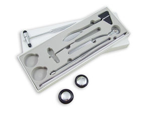 Tıbbi klinik teşhis muayene aracı sinir kas yansıma testi perküsyon nörolojik masaj kiti refleks çekiç seti - Product Image 4