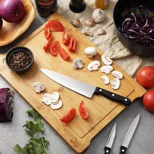 مطبخ ياباني من الفولاذ المقاوم للصدأ عالي الكربون مع براية مكعبات - Product Image 5