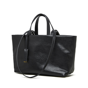 Dames draagtassen Echte oliewas koeienhuid Grote capaciteit Vintage handtas Schoudertas Crossbody Woon-werk tas - Product Image 5