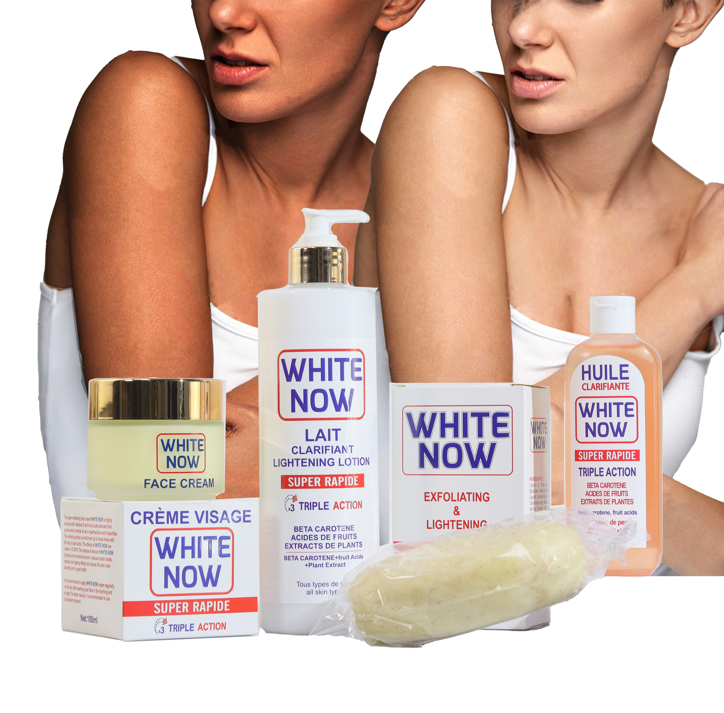 WHITE-NOW Skin Care Set - Advanced Whitening & Nourishing