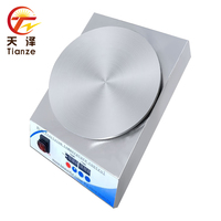 Crêpière électrique commerciale 3500W en acier inoxydable Crêpes et crêpes Machine de cuisson Chapati Tortilla faisant la machine