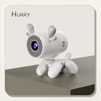 Y320 Li Mini proyector inteligente Android 13 2 + 16 modelo privado perro Wifi6 3D HD lámpara LED lente Manual lindo diseño para imágenes proyectadas