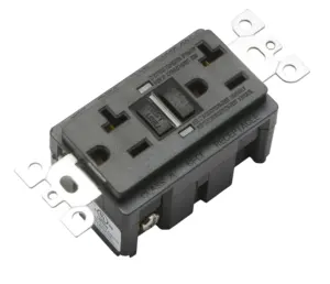 Household electrical single outlet 220v gfci receptacle