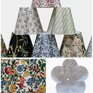 Customization High Quality E27 Screw Chandelier Pleated Fabric <strong>Lampshade</strong> <strong>Small</strong> European Style Bedside Cloth for Table Lamp <strong>Frame</strong> - Product Image 3