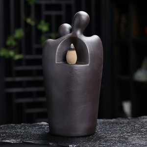 Quemador de Incienso de Cerámica para Decoración del Hogar, Conos de Reflujo, Soporte de Porcelana, Conos de Aromaterapia Mixtos, Sándalo Aromático, Ámbar Gris - Product Image 3
