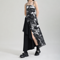 Robe d'été pour femmes, Design de Niche, Sense, robes décontractées, Sexy, mosaïque imprimée, vêtements de luxe irréguliers, robe à bretelles