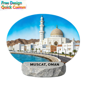 Imanes de Resina Personalizados con Lugares Emblemáticos de Omán, Set de Recuerdos <span class=keywords><strong>3D</strong></span> (Muscat, Musandam, Jebel Akhdar) - Product Image 3