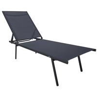Chaise longue moderne réglable, chaises longues en métal tout temps pour l'extérieur, plage, terrasse, parc, hôtel - Lits de soleil de luxe