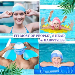 Gafas <span class=keywords><strong>de</strong></span> natación personalizadas Bicera Dome Race <span class=keywords><strong>Gorro</strong></span> <span class=keywords><strong>de</strong></span> natación <span class=keywords><strong>de</strong></span> silicona <span class=keywords><strong>con</strong></span> estampado <span class=keywords><strong>de</strong></span> <span class=keywords><strong>flores</strong></span> <span class=keywords><strong>con</strong></span> logotipo personalizado - Product Image 3