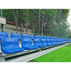 Sièges en plastique à dossier moyen pour gradins extérieurs en aluminium, chaises de stade métalliques pour intérieur, taille et <span class=keywords><strong>couleur</strong></span> personnalisables - Product Image 4
