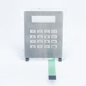 Tùy chỉnh công nghiệp thép không gỉ số kỹ thuật số bàn phím 4x4 4*5 16 18 20 22 23 24 36 40 kim loại bàn phím 4 16 18 20 22 23 24 36 40 - Product Image 6