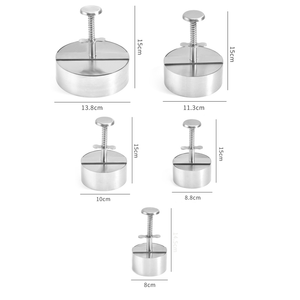 <span class=keywords><strong>Presse</strong></span> à hamburgers en acier inoxydable 304 de qualité supérieure, <span class=keywords><strong>presse</strong></span> à viande robuste pour barbecue, moule de cuisson antiadhésif - Product Image 6