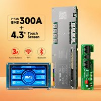 Nuevo BMS Inteligente TDT 48V 300A con Balance Activo de Alta Corriente para Monitoreo WiFi, Placa de Protección LiFePO4, CAN RS485 CE, para Sistemas Fuera de Red