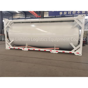 Zement ISO Tank <span class=keywords><strong>Container</strong></span> 20ft Kohlenstoffs tahl Material <span class=keywords><strong>Transport</strong></span> Getreide <span class=keywords><strong>Bulk</strong></span> Cement Gips Pulver Zement Tanker - Product Image 6