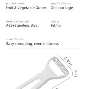 Coupe-légumes multifonctionnel en plastique en gros, petit râpeur et trancheur de pommes de terre et d'ail, outil portable multifonctionnel - Product Image 6