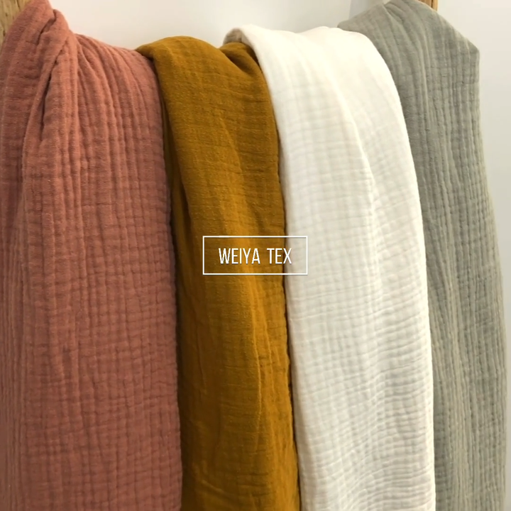 Wholesale 180g Sleepwear Pajama Swaddle Crinkle Blanket