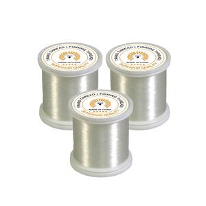 Precio de fábrica de alta tenacidad, hilo de pescado de monofilamento de nailon transparente Invisible teñido para coser ropa - Product Image 6