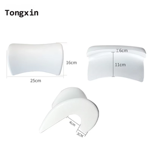 Pierre artificielle moderne <span class=keywords><strong>baignoire</strong></span> incurvée oreiller de bain <span class=keywords><strong>appui</strong></span>-<span class=keywords><strong>tête</strong></span> PVC PU <span class=keywords><strong>ventouse</strong></span> suspendu pour un usage domestique hôtels offre confortable - Product Image 5