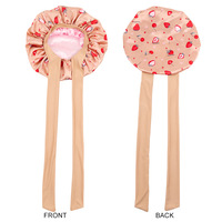 Bonnet pour enfants en satin, imprimé licorne arc-en-ciel, double couche, bonnet de nuit luxueux pour enfants, bonnet pour cheveux pour filles, vente en gros OEM