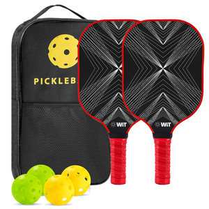 Palas de Pickleball Wit con Núcleo de Fibra de Vidrio, Mango Antideslizante, Bolsa de Transporte y Pelotas para Entretenimiento Deportivo al Aire Libre - Product Image 5