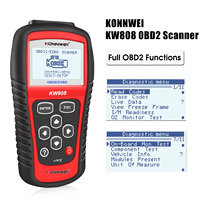 Outil pour véhicule OBD2 EOBD CAN Car Scan Tool Escaner Automotriz KONNWEI KW808