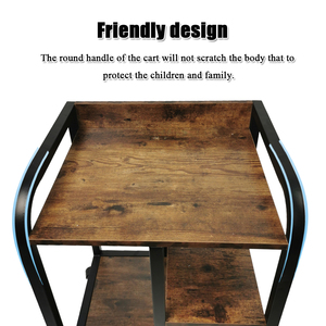 Metal Frame Industrial Nightstand for Home Office With Drawer End <strong>Table</strong> <strong>Telephone</strong> Sofa Side <strong>Table</strong> - Product Image 2