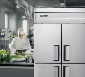 Congelador de 6 Puertas de 65 Pies Cúbicos, Puerta Sólida de Acero Inoxidable, Enfriamiento por Ventilador, Control Digital de Temperatura Automático, Puerta con Cierre Automático - Product Image 5