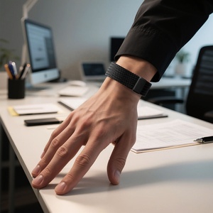 ขายส่งจากโรงงาน สายนาฬิกาข้อมือแบบสปอร์ต สายไนลอนถักแบบยืดหยุ่น ระบายอากาศได้ดี พร้อมแม่เหล็ก ขนาด 20 มม. 22 มม. สำหรับนาฬิกาอัจฉริยะ - Product Image 5