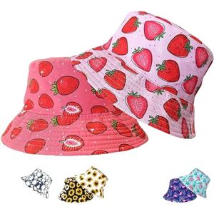 Wholesale Printed Sublimation Polyester Cotton Summer Unisex <b>Golf</b> <b>Bucket</b> <b>Hats</b> for Outdoor Sport - Product Image 3