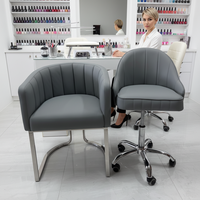Chaises de salon de manucure modernes en gros ; Chaises de bureau exécutives en cuir ; Conception ergonomique ; Salon de beauté, salon de manucure