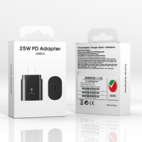 Emballage d'origine Adaptateur PD 25W de qualité Adaptateur de voyage Boîte d'électronique grand public avec logo