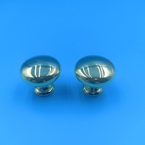 Zinc Alloy <b>Round</b> Furniture Knob 20mm 25mm 30mm Gold Chrome <b>Brushed</b> Modern Drawer Handle Surface Decoration Durable - Product Image 4