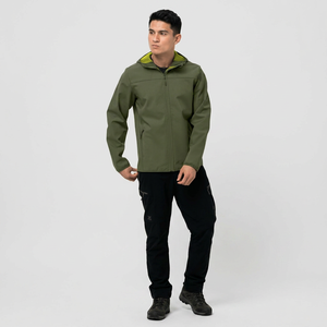 Wholesale Price Men's Autumn Canvas Hooded <b>Jackets</b> <b>Waterproof</b> <b>Warm</b> Windbreaker Stand Collar High Street Style Top Wear - Product Image 1