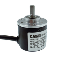 Encodeur Rotatif Absolu Monocycle 12 Bits Économique, Arbre Solide 6mm, Magnétique, Sortie SSI RS485 Modbus RTU