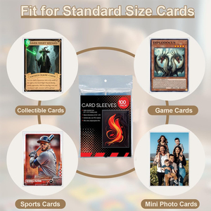 ウルトラクリアプロカードスリーブ 100枚入り 2.5インチ x 3.5インチ トレーディングカード ペニースリーブ ゲームスポーツカードスリーブに最適 - Product Image 5