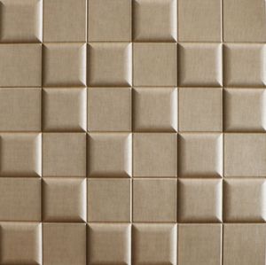 60*60cm hiện đại tự làm mềm 3D Acoustic Faux Da <span class=keywords><strong>Polyurethane</strong></span> Panel tường linh hoạt PU bọt Acoustic tường bao gồm cho khách sạn - Product Image 4