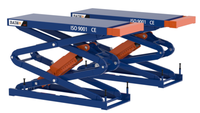 Pont élévateur hydraulique à ciseaux pour garage / Pont élévateur à ciseaux pour voiture 4 tonnes / Pont élévateur auto à ciseaux haute performance 220V